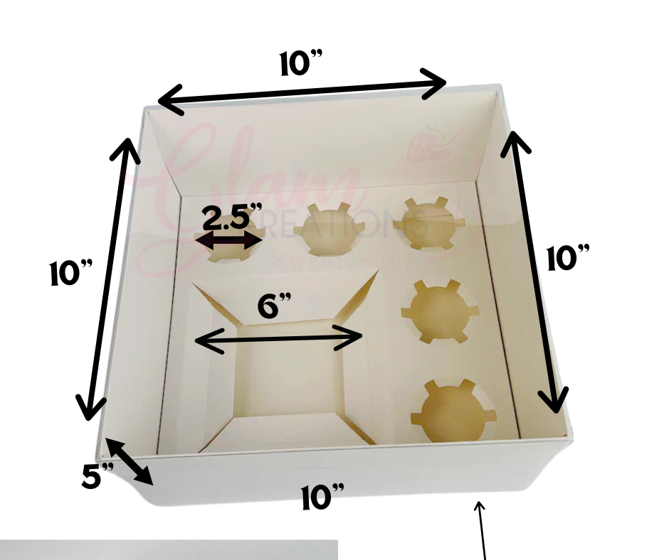 Premium Bento Box for Cupcakes with Clear Lid – Eco-Friendly and Recyclable image 3
