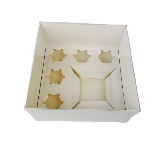 Premium Bento Box for Cupcakes with Clear Lid – Eco-Friendly and Recyclable image 1