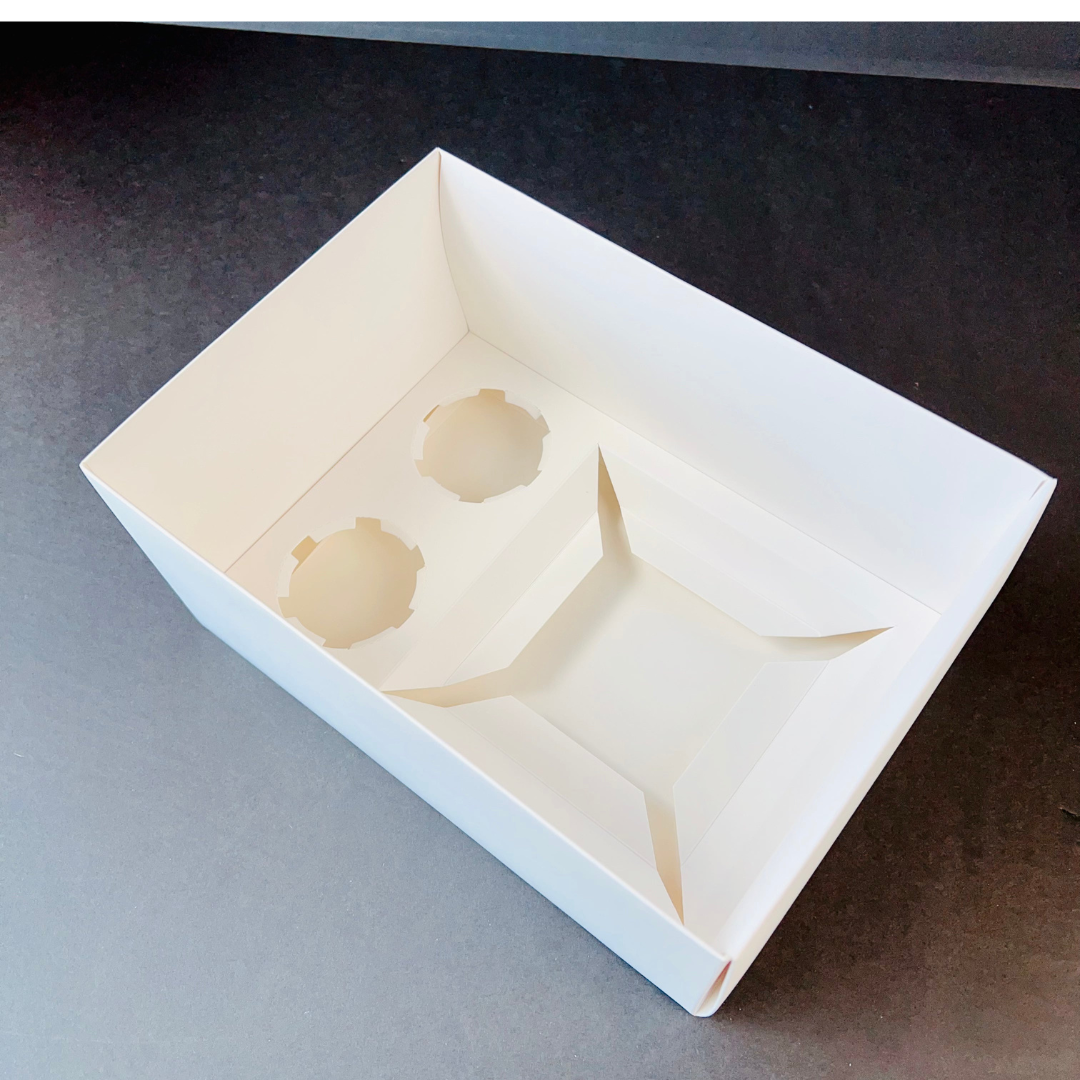 Mini Bento Box for 2 Cupcakes and Mini Cake (wholesale) image 0