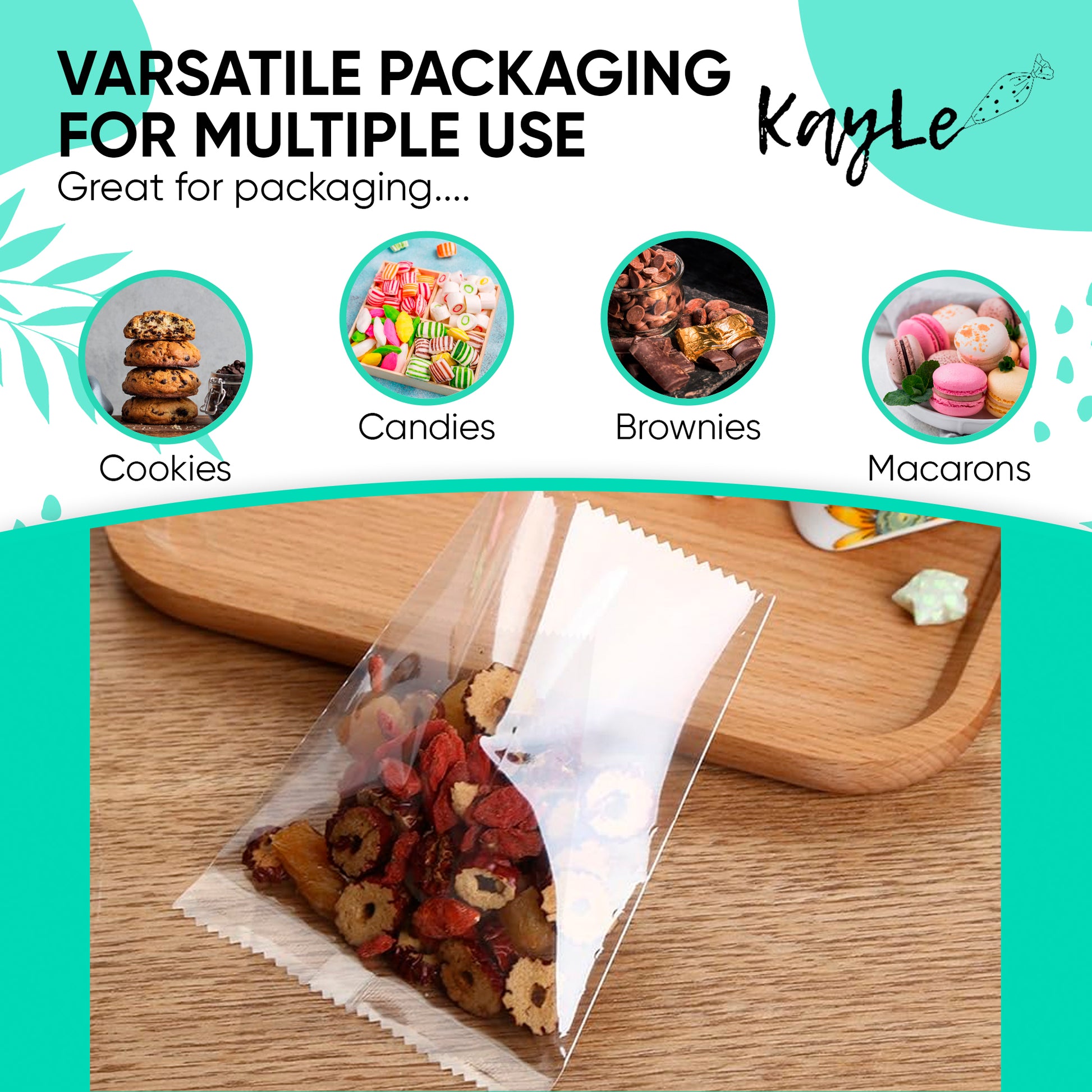 Clear Transparent Food-Grade Heat Sealable Bags | Moisture-Resistant Package image 4